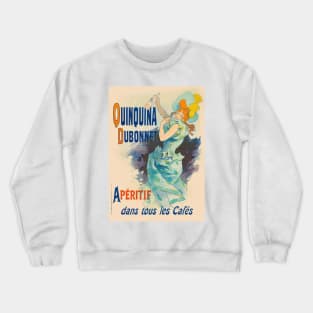 Quinquina Dubonnet Apéritif Vintage Poster 1895 Crewneck Sweatshirt